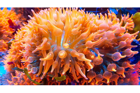 Entacmaea Quadricolor ( anemone a bolle rosso) Entacmaea Quadricolor ( anemone a bolle rosso)